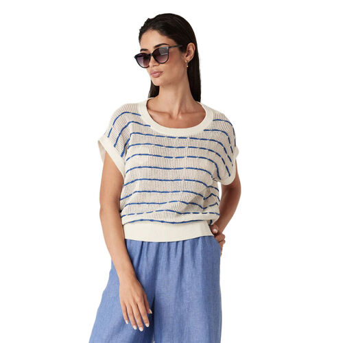 Cable Coast Knit Top